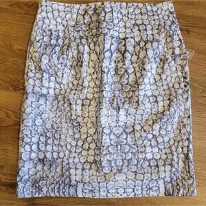 Womens Size 4 Adrienne Vittadini Snake Skin Pattern Skirt